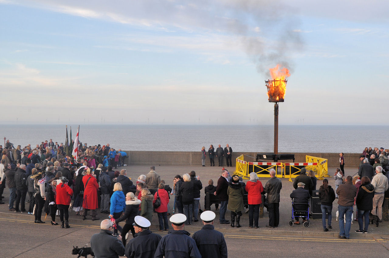 The beacon for the Queens 90th birthday 21st April 2016