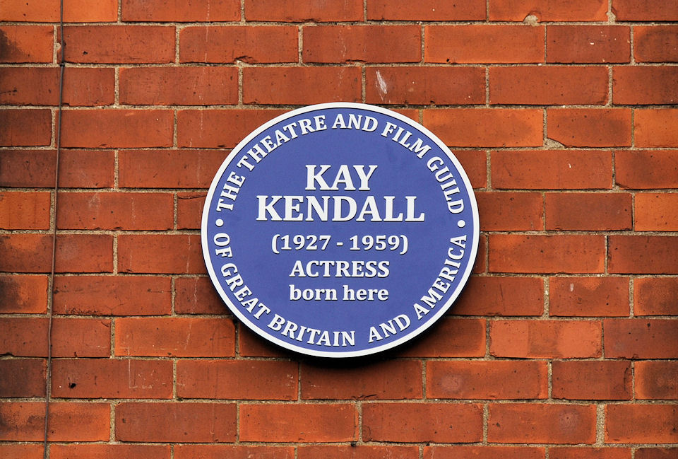 Kay Kendall  commemorative plaque