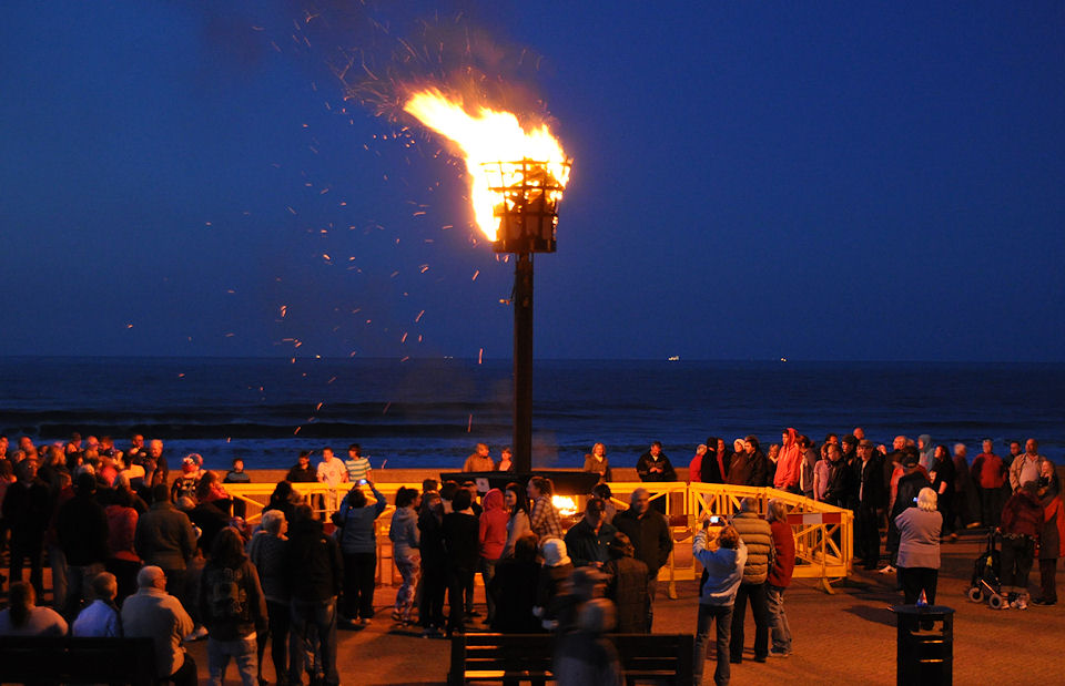Lighting of Withernsea Beacon