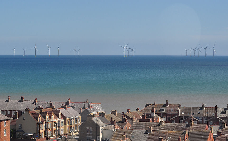 View from the top of Withernsea Lighthouse