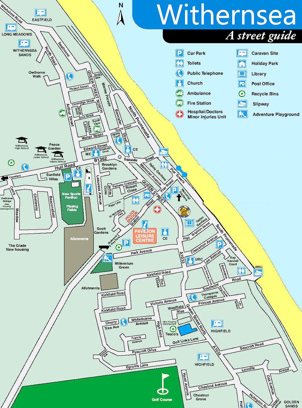 Withernsea Maps