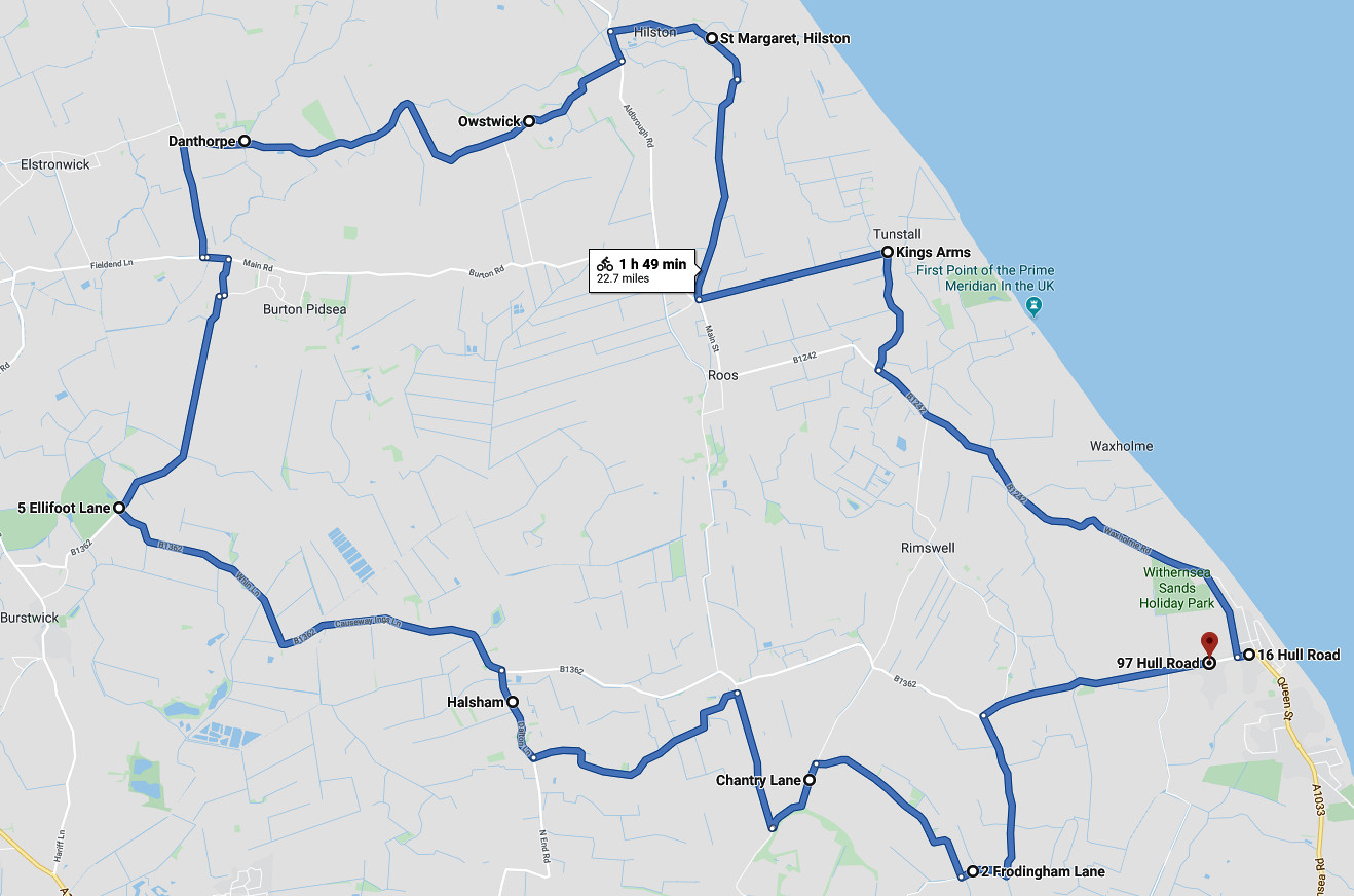 Withernsea to Danthorpe