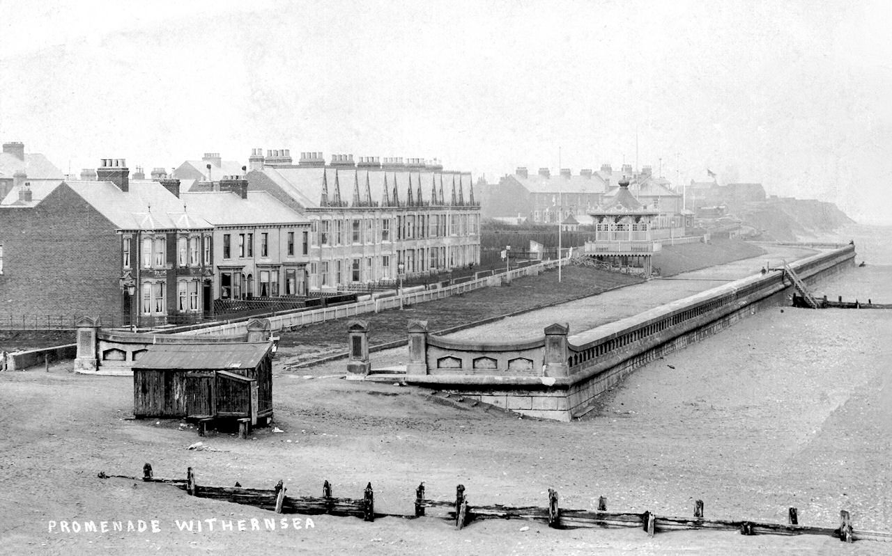 The original promenade in Withernsea